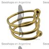 Heart Shape Anillo peneano metalico